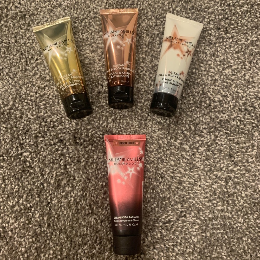 Melanie mills Hollywood gleam face and body radiance bundle